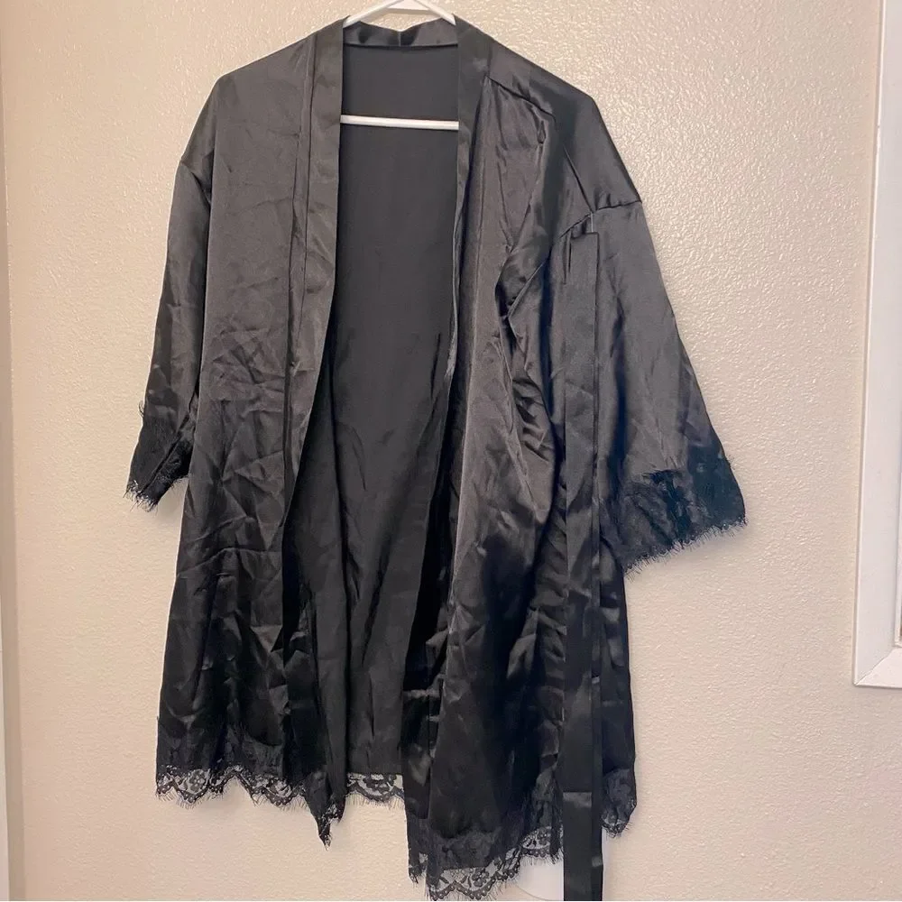 n/a black satin